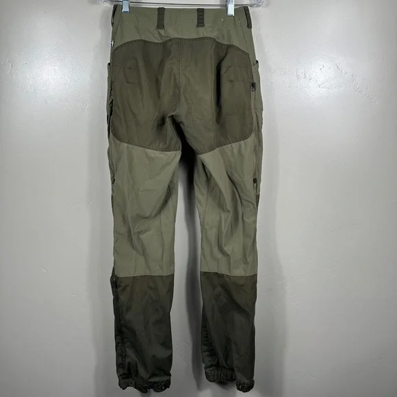 Fjallraven Women’s Keb Trousers Curved - Deep Forest / Laurel Green Size 4 - Picture 2 of 12